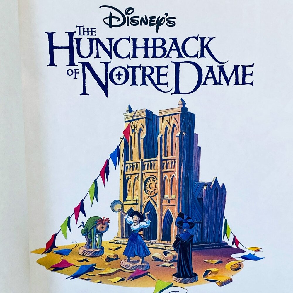 VNTG "The Hunchback of Notre Dame" Walt Disney 1996 LG Hardcover NF